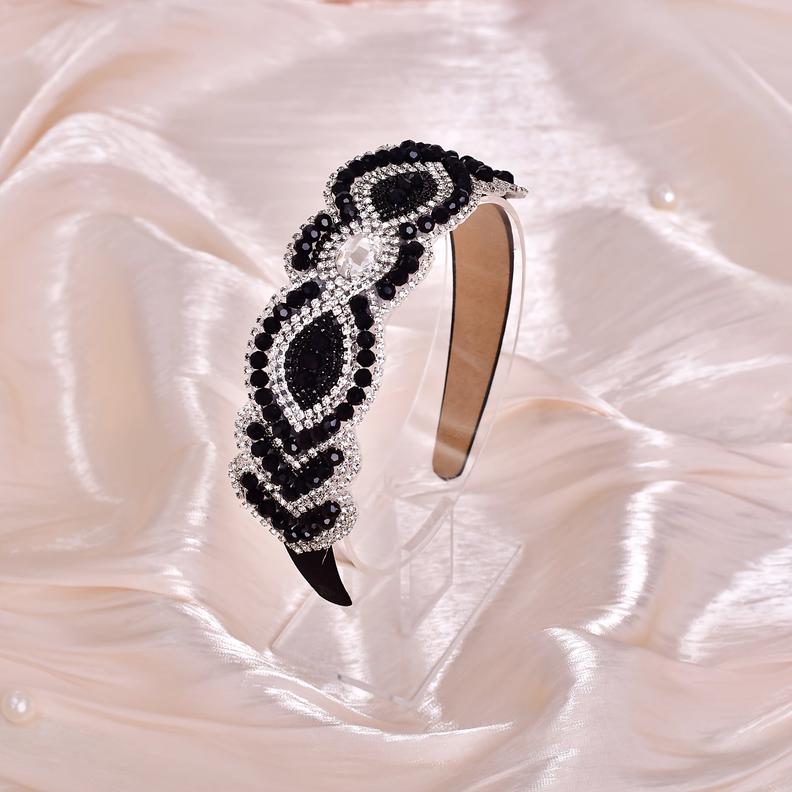 Crystal Hair Headband Vintage Hair Tie Baroque Hair Circle
