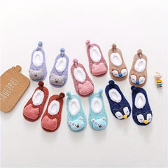 Baby Girls Cartoon Animal Plush Ankle Socks