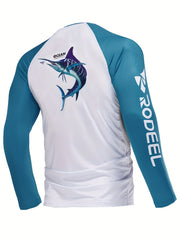 Men's UPF 50 Sun Protection Raglan Shirt for Fishing & Hiking