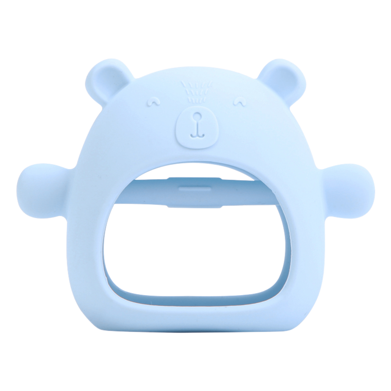 Bear Buddy Silicone Teething Toy for 6M Babies Soft Textures Easy to Hold