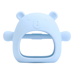 Bear Buddy Silicone Teething Toy for 6M Babies Soft Textures Easy to Hold