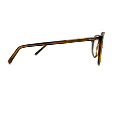 European American Retro Style Glasses Frame Brown Pattern Myopia Adjustable