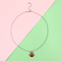 Children's Frog Ladybug Daisy Necklace Chain Jewelry