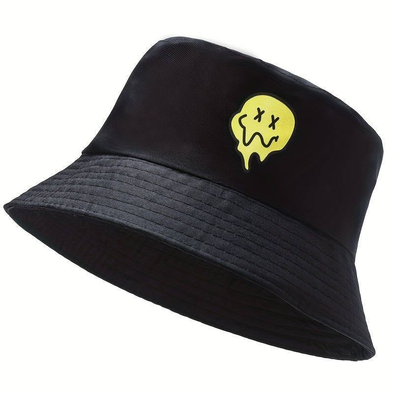 Printed Reversible Sunscreen Bucket Hat for Outdoor Activities