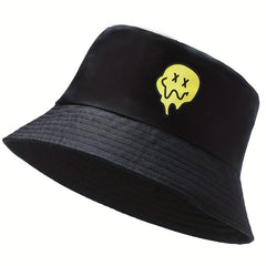 Printed Reversible Sunscreen Bucket Hat for Outdoor Activities