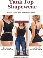 Lace Shaping Cami Tops V Neck Tummy Control Top