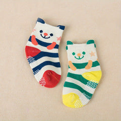 2 Pairs Children's Cartoon Animal Ear Ankle Socks
