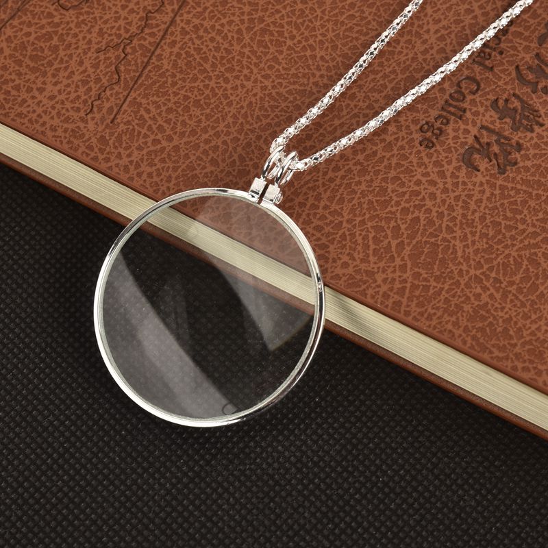 Stylish Hanging Magnifier Necklace for Reading, Gifting