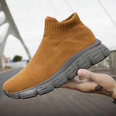 Men's Breathable Running Shoes Walking Sock Sneakers