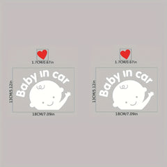 Baby In Car Car Sticker Wall Sticker 13 0 18 01cm