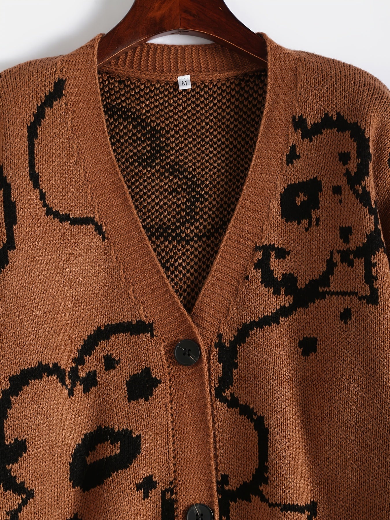 Button Front Cardigan Women's Casual Sweater