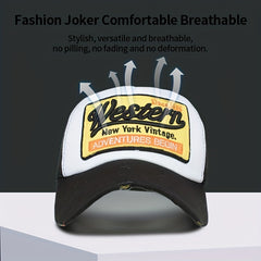Unisex Sunshade Adjustable Baseball Cap For Mountaineering