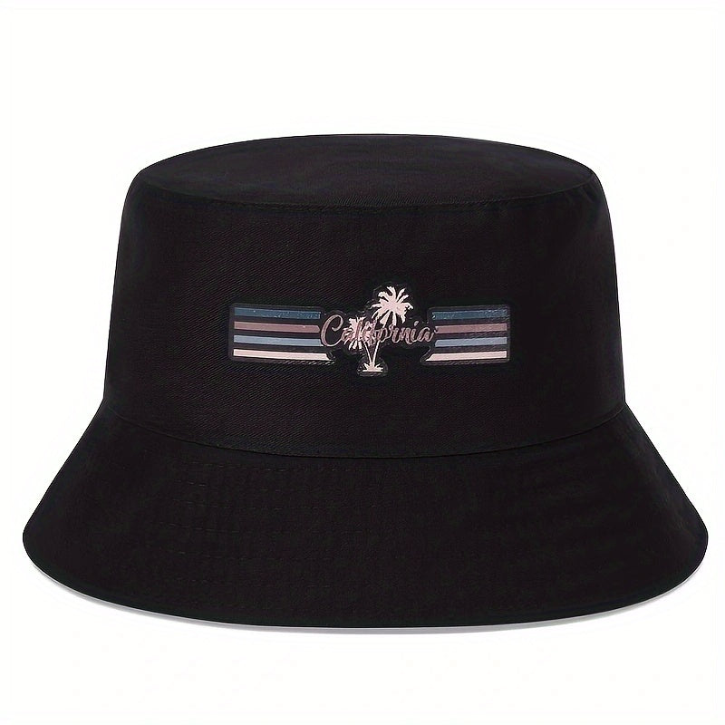 California Print Bucket Hat Causal Basin Hat for Women