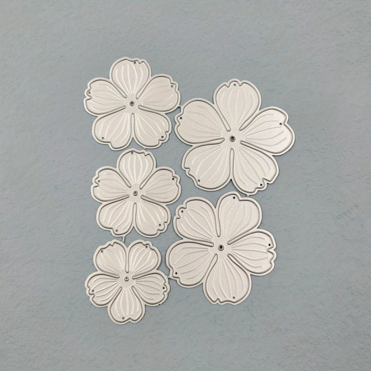 3D Flower Metal Cutting Dies Rose Flower Die Cuts Stencil for Card Making