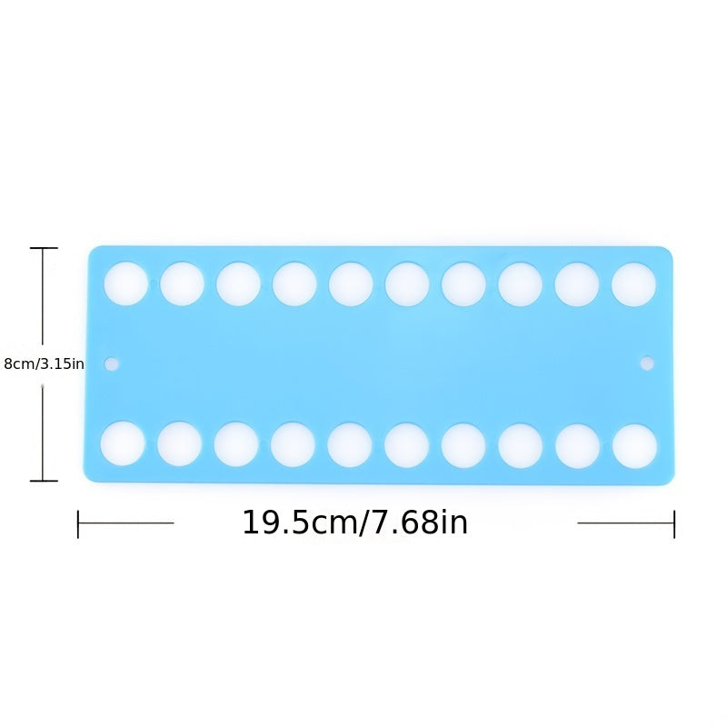 Plastic Threading Board Embroidery Thread Organizer 20 Positions