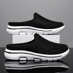Men Slip on Mules House Slippers Lightweight Breathable Mesh Non Slip Slippers