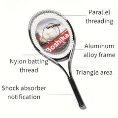 Carbon Fiber Tennis Racket for Indoor/Outdoor Training