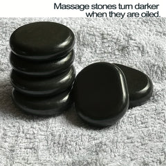 6pcs Large Massage Stones for Home Spa Muscle Relaxation Yoga Healing