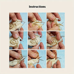 Spiral Cable Needle Knitting Tool Round Needle Household Knitting Needle