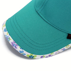 Lake Baseball Cap Flower Brim Sports Hat Dad Hats