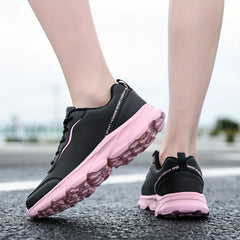 Women's Chunky Sneakers Lightweight Non Slip Lace Up Running Shoes