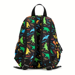 Children's Dinosaur Backpack Padded Back Large Capacity Lightweight Travel Bag