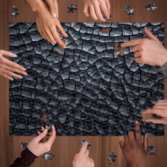 Cracked Mud Texture Jigsaw Puzzle for Adults Intermediate Challenge