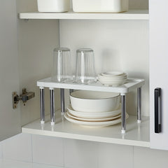 Adjustable Spice Rack and Cabinet Organizer for Kitchen Storage