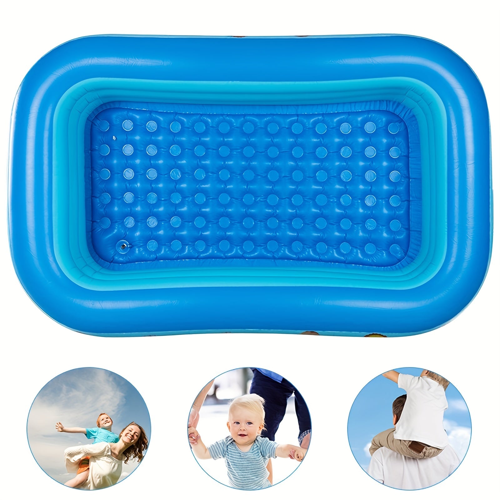 Inflatable Family Swimming Pool for Backyard Water Sports