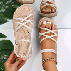 Women's Flat Beach Slippers Comfortable Outdoor Slippers