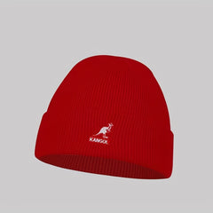 Animal Embroidery Beanie Elastic Knit Hat Warm Skull Hat