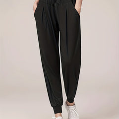 High Waist Jogger Pants Stretchy Running Trousers Women's Activewear