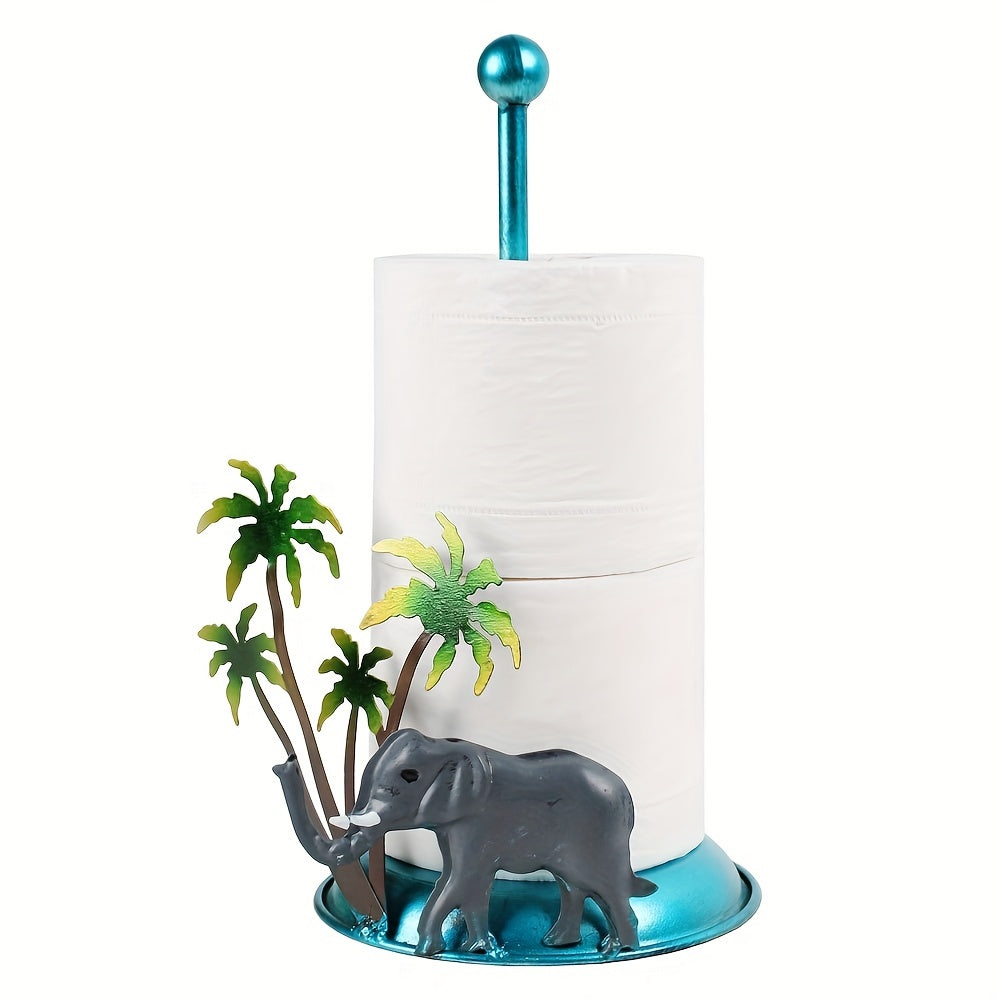 Hawaiian Style Wrought Iron Kitchen Tissue Towel Rack