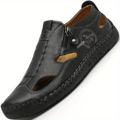Men's Zipper Hiking Sandals Non Slip Beach Shoes