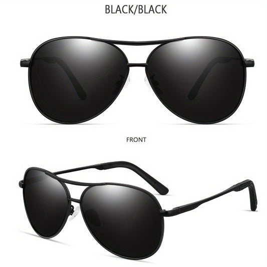 Men's Polarized Aviator Sunglasses Metal Frame