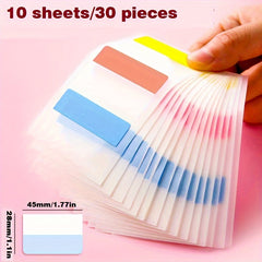 120pcs Multicolor Self adhesive Writable Page Guide Labels