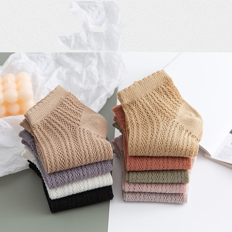 Women's Sweet Lace Boat Socks, Ultra Thin & Breathable