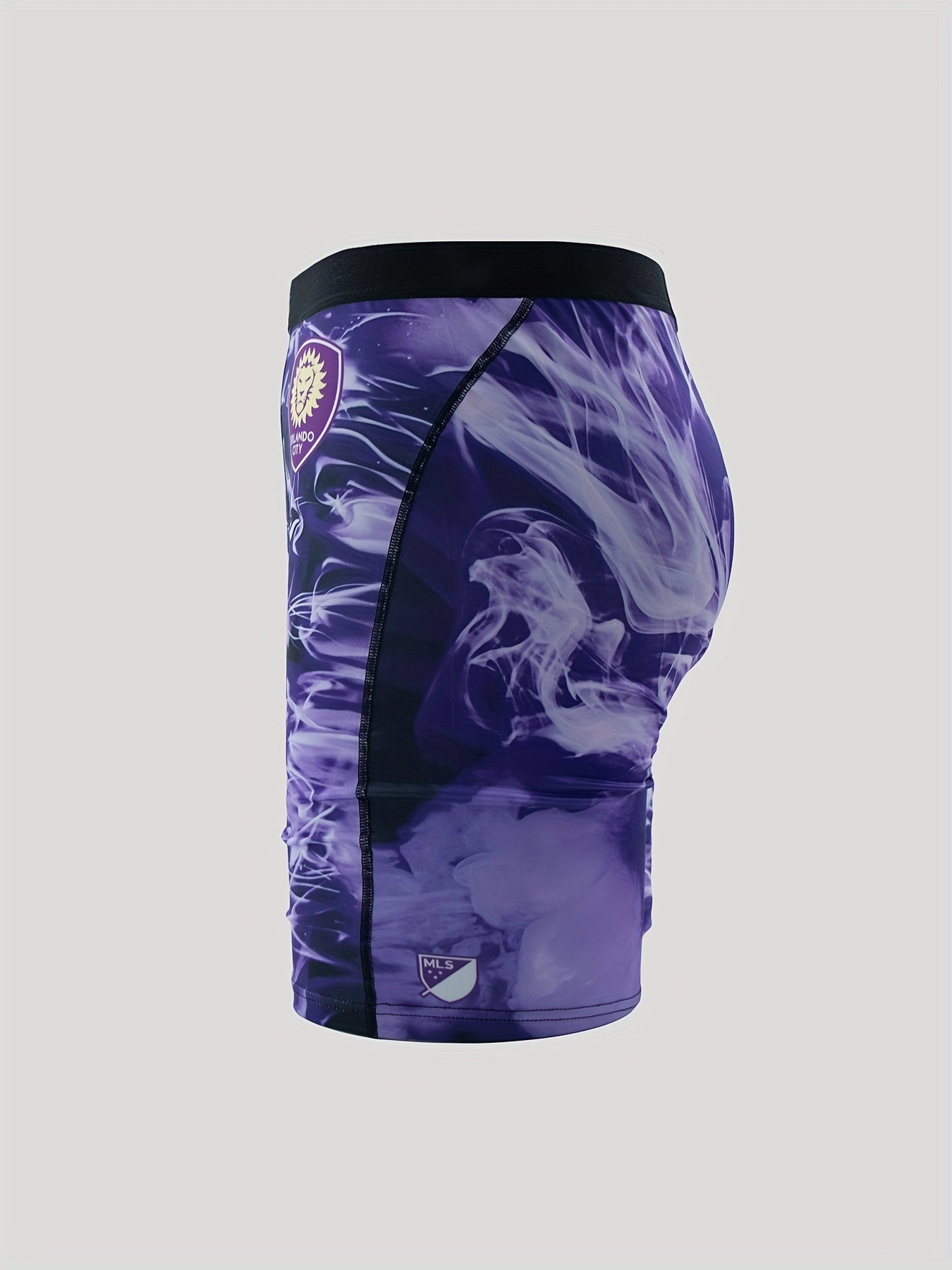 Men's Smoke Pattern Boxers High Stretch Swim Trunks