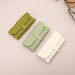 Magnetic Glasses Bag PU Leather Sunglasses Case Cover