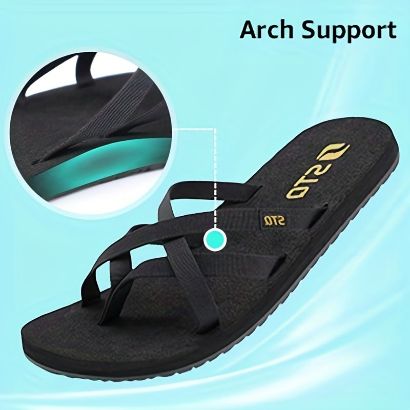 Women's Arch Support Flip Flops Lightweight Thong Sandals