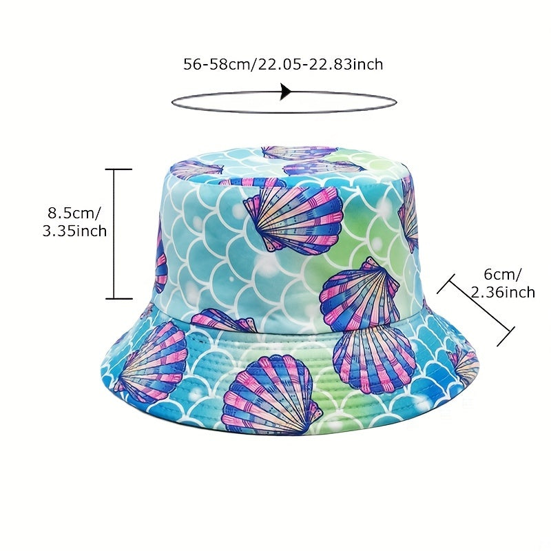 Men's Fisherman Hat Double sided Outdoor Sunshade Beach Basin Hat