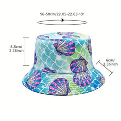 Men's Fisherman Hat Double sided Outdoor Sunshade Beach Basin Hat