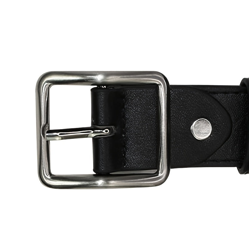 Men's Pin Buckle Casual PU Leather Belt
