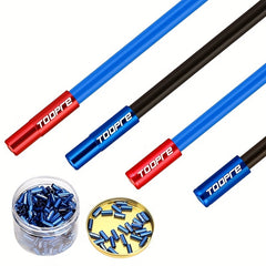 5pcs Road Bike Brake Cable End Caps Aluminum Alloy Wire Tips Housing Ferrules
