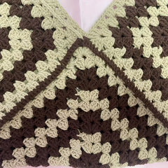 Woolen Crochet Bento Bag Crossbody Large Capacity Shoulder Bag