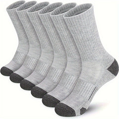 Men's Winter Sports Crew Socks Breathable Sweat Wicking