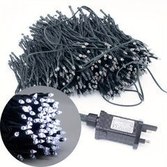 Christmas String Lights 20 12m 200LED Plug End 8 Modes Outdoor Indoor Fairy Ligh