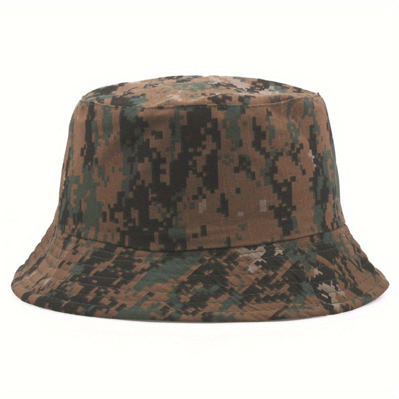 Camouflage Bucket Hat Outdoor Travel Hat Fishing Hat Male Basin Hat