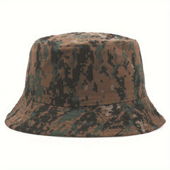 Camouflage Bucket Hat Outdoor Travel Hat Fishing Hat Male Basin Hat