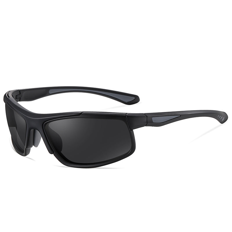 Polarized Sports Sunglasses TR90 Glasses Night Vision Cycling Windproof Lens